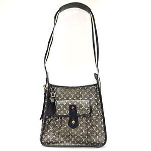 Louis Vuitton Besas Marie Kate Shoulder Bag Noir Black White